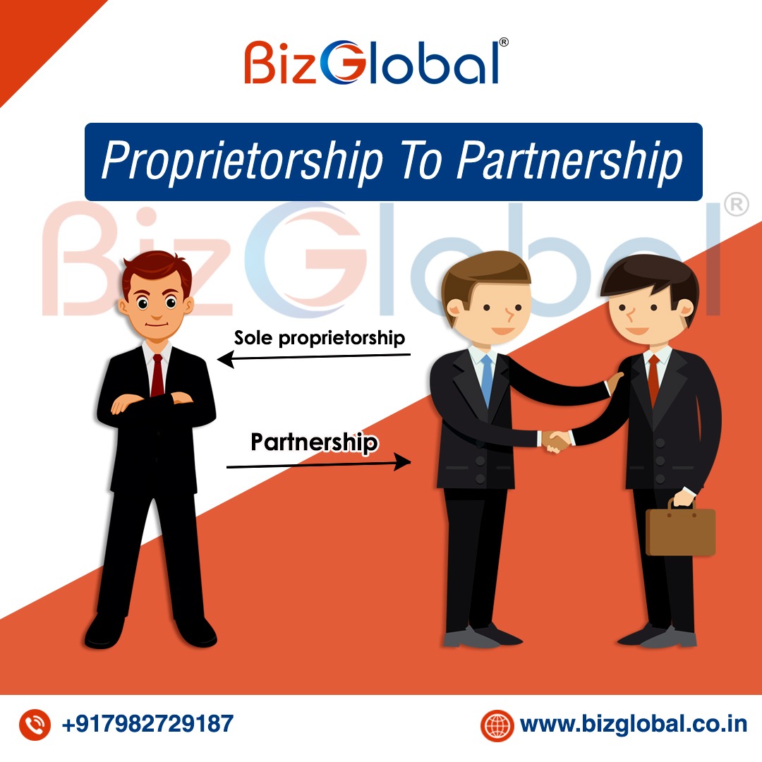 Proprietorship to Partnership