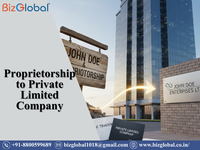 Proprietorship to Private Limited Company