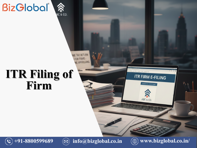 ITR Filing of Firm